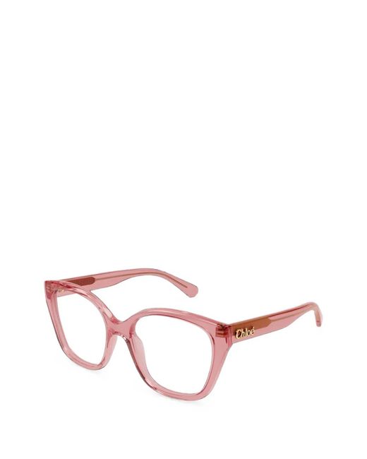 Chloé Pink Cat-Eye Glasses