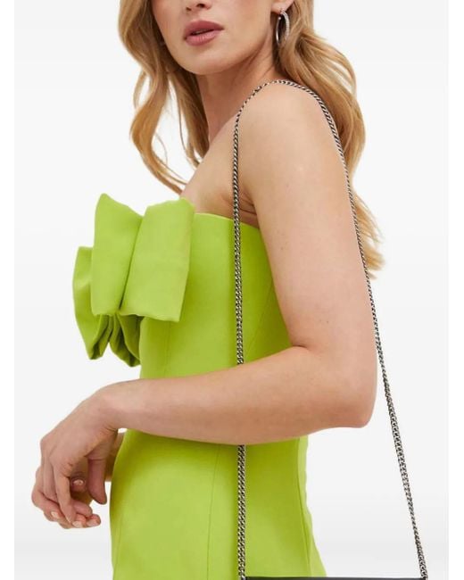 Pinko Green Maxikleid Mit Schleifendetail