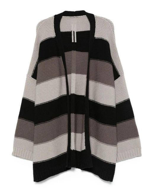 Rick Owens Gestreept Vest in het Black voor heren