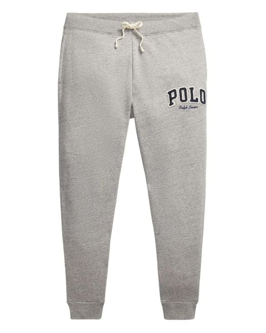 Polo Ralph Lauren Gray Logo-Embroidered Sweatpants for men