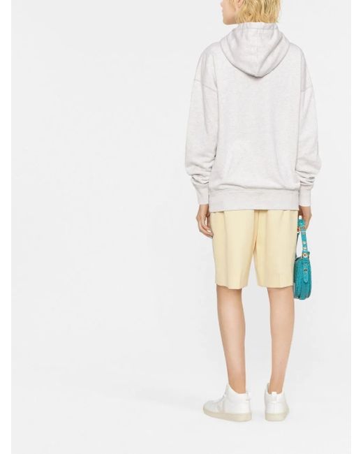 Isabel Marant White Mansel Cotton Hoodie