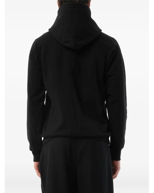 Mastermind Japan Black Lettering-Print Drawstring Hoodie for men