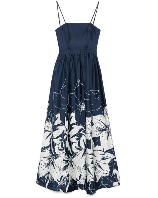 Raquel Diniz Blue New Bali Maxikleid