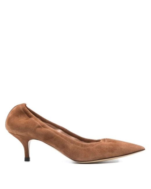 P.A.R.O.S.H. Brown Pumps mit spitzer Kappe