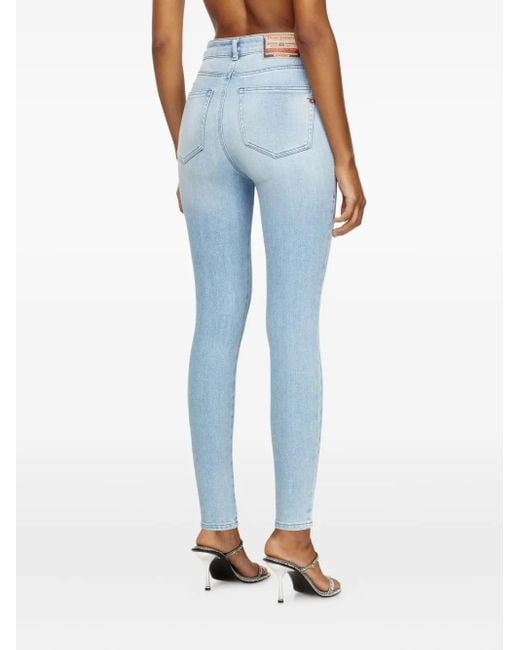 DIESEL Blue 1984 High-Waist Jeans