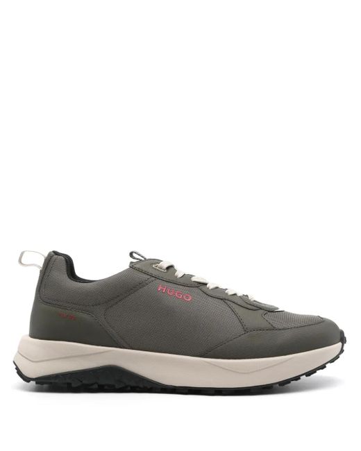 メンズ Boss ロゴ パネル スニーカー Gray