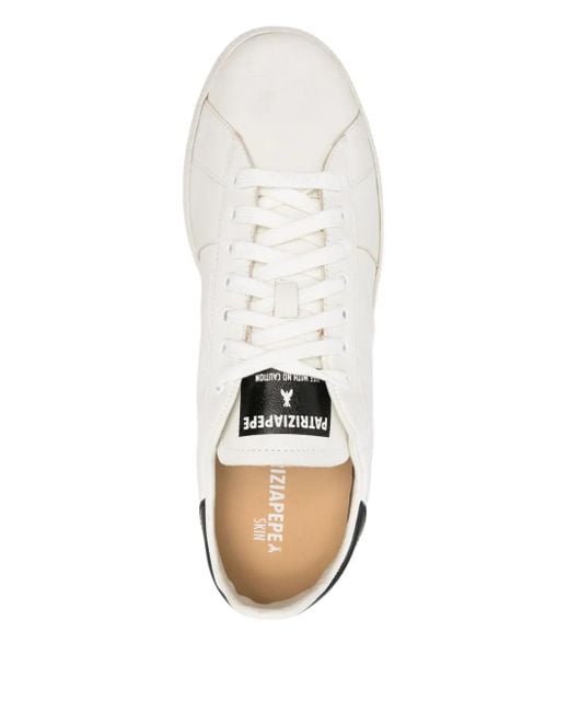 Patrizia Pepe White '93 Leather Sneakers for men