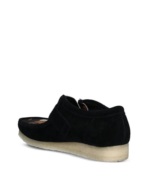 Clarks Black Leopard-Print Loafers for men