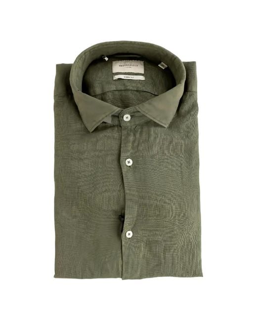Brooksfield Green Button-Down Shirt for men