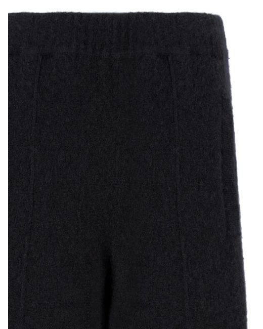 Laneus Black Knitted Trousers for men