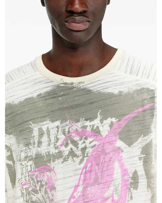 DIESEL White T-Jalo-A T-Shirt for men