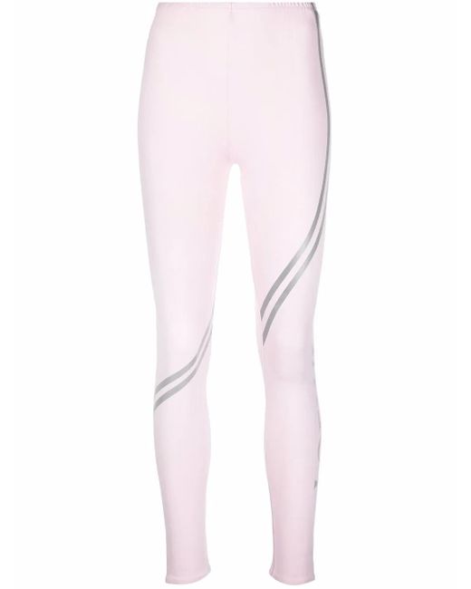 Loewe Legging Met Logoprint in het Pink