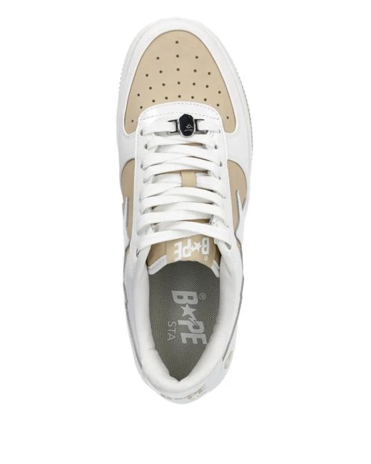 A Bathing Ape White Sta #6 Sneakers for men