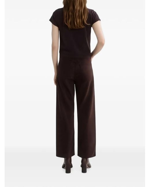 Agolde Black Wide-Leg Jeans