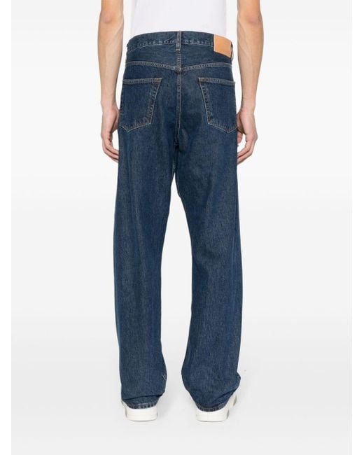 sunflower Blue Organic Cotton Straight-leg Jeans for men