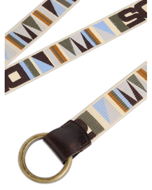 DSquared² White Tape Belt for men