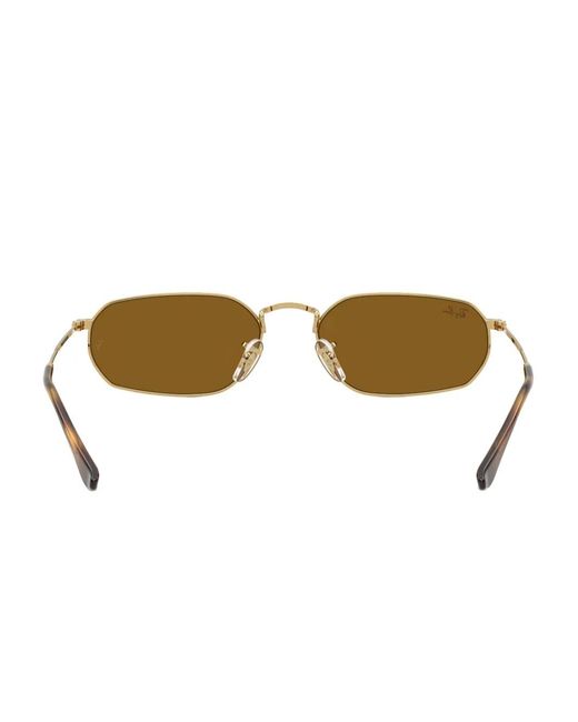 Ray-Ban Natural Oval-Frame Tinted Sunglasses