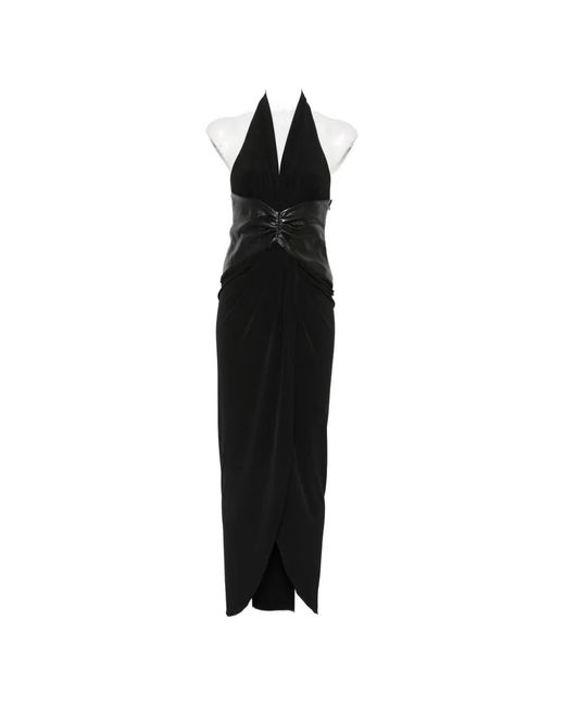 ANDAMANE Black Halterneck Dress