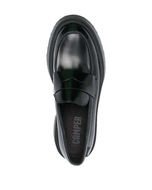 Camper Black E Lederloafer für