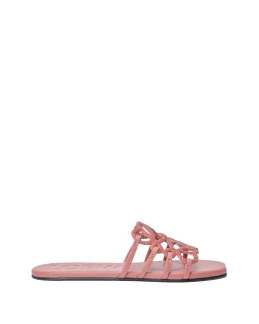 Loewe Pink Petal Anagram Sliders