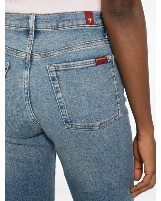 Seven7 Blue Belt-Loops Jeans