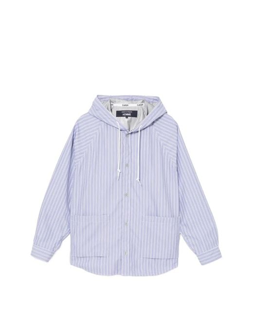 Comme des Garçons Gestreept Jack in het White voor heren
