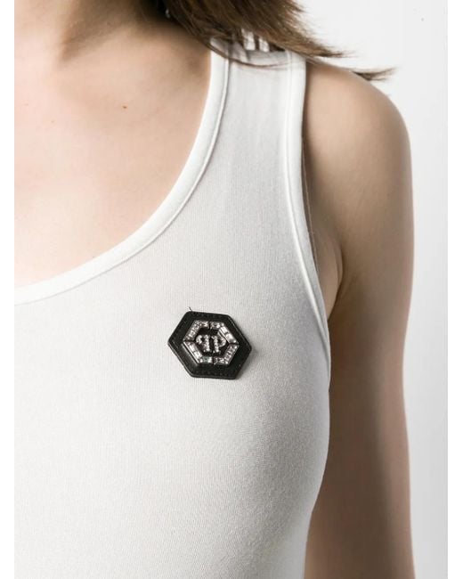 Débardeur À Logo Philipp Plein en coloris White