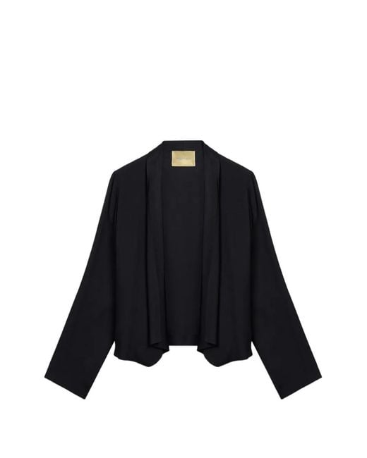 Momoní Black Elvika Pinwale Corduroy Jacket