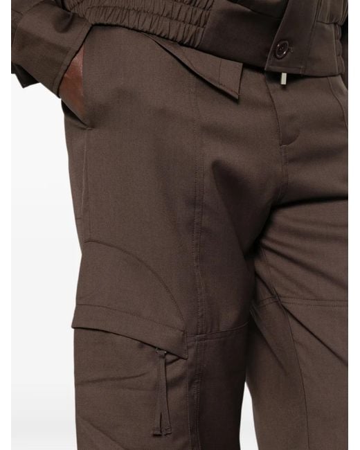 Frankie Shop Brown Kelly Belted Cargo Pants
