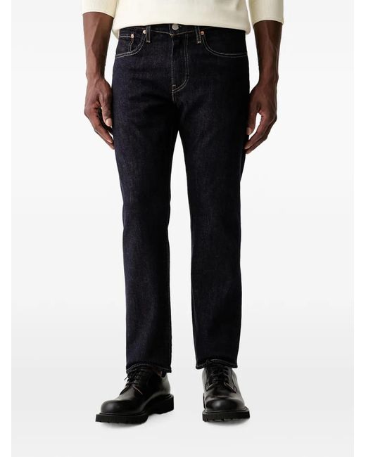 Levi's Black Jean 502 À Coupe Fuselée for men