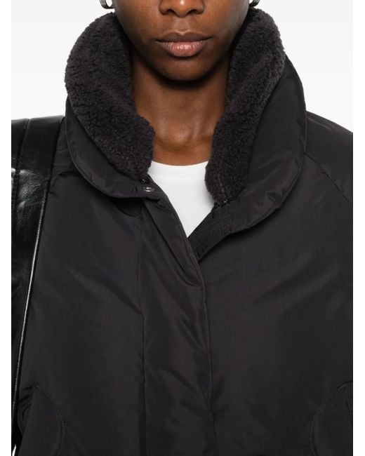 Low Classic Black High-Neck Puffer Jacket