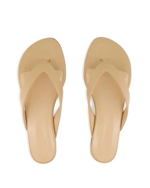 Le Monde Beryl Natural Flat Thong Sandals