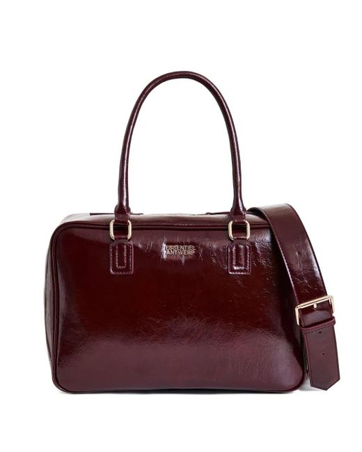 Bolso de hombro Iremy con cremallera Essentiel Antwerp de color Purple
