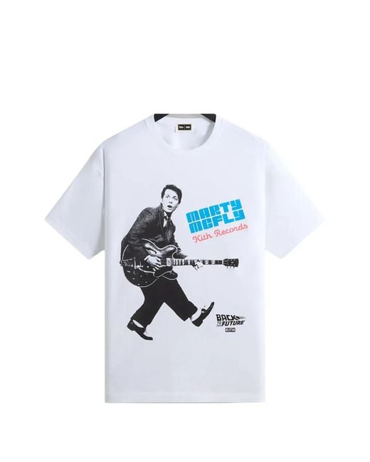 Kith White Graphic-Print T-Shirt for men