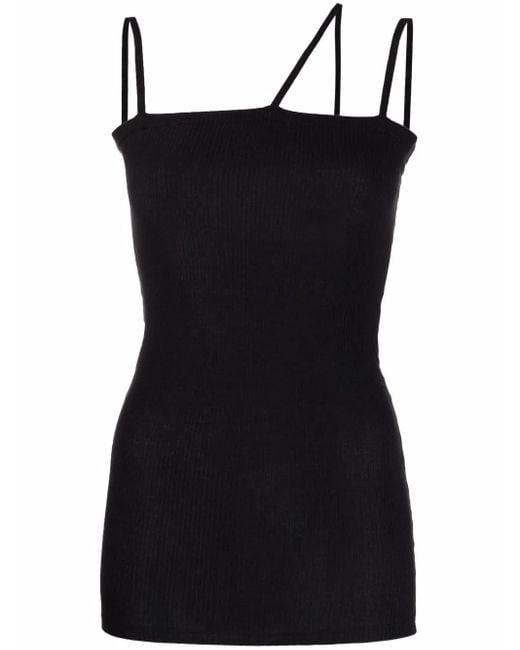 Top Con Design A Incrocio di Baserange in Black