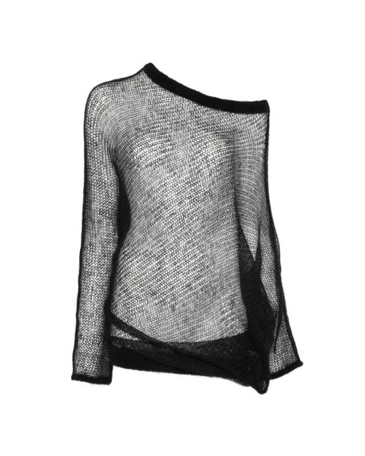 Ann Demeulemeester Gray Dolfine Sweater