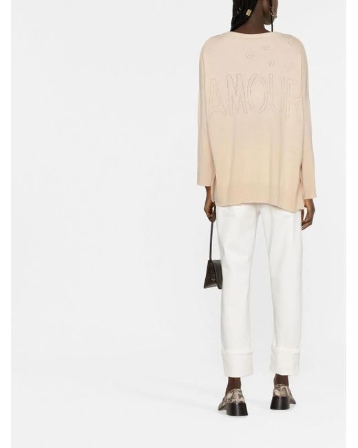 Max & Moi Natural Mii Cashmere Crew-Neck Jumper