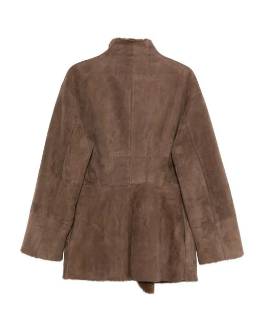 ARMARIUM Brown Keira Shawl-Collar Jacket