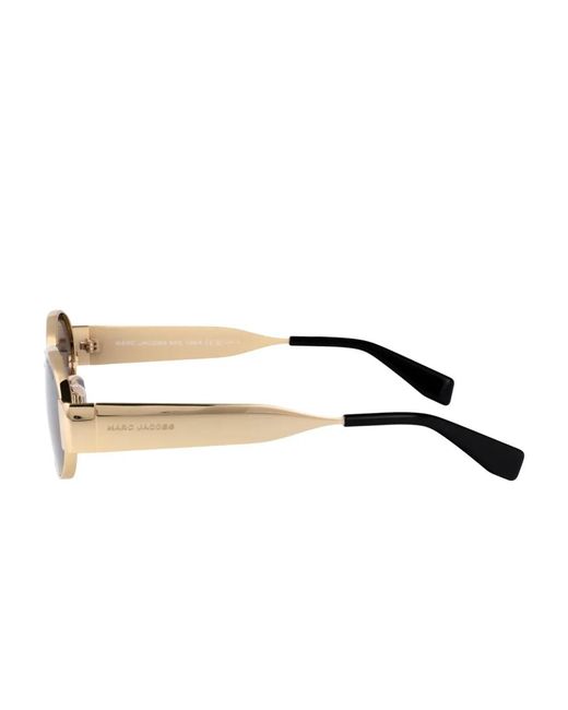 Marc Jacobs Blue Oval-Frame Sunglasses