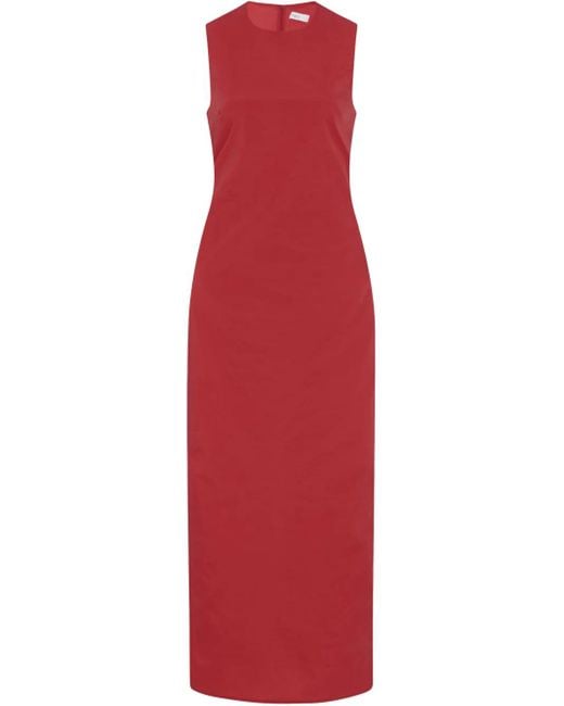 Rosetta Getty Red Sleeveless Dress