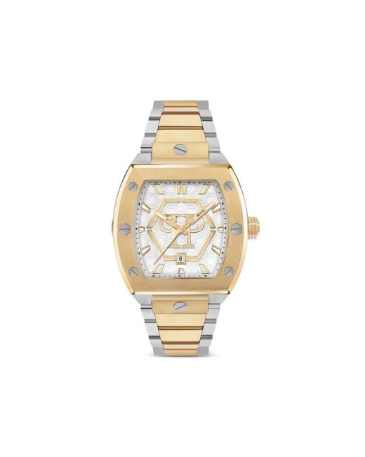 Philipp Plein Metallic The Hexagon Phantom 44Mm for men