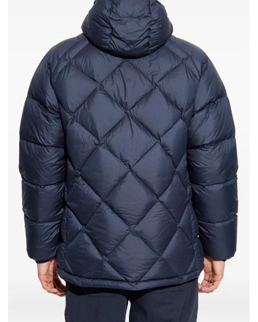 Veste Matelassée À Capuche EA7 pour homme en coloris Blue