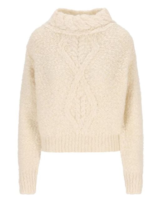 Isabel Marant Romaine ハイネック セーター Natural