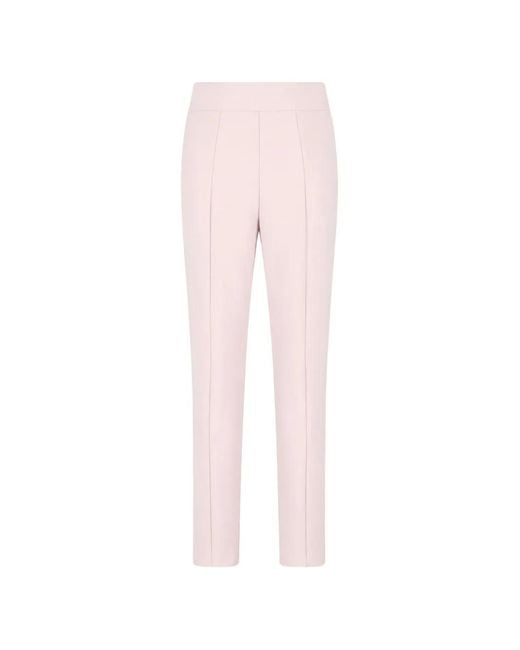 FEDERICA TOSI Pink Pressed-Crease Tailored Trousers