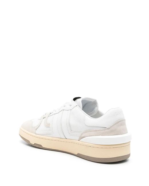 Lanvin White Clay Sneakers