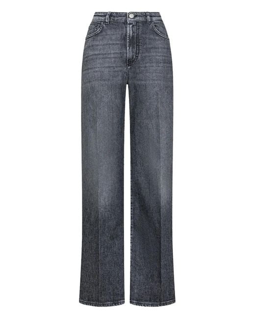 Seventy Blue Five-Pockets Jeans