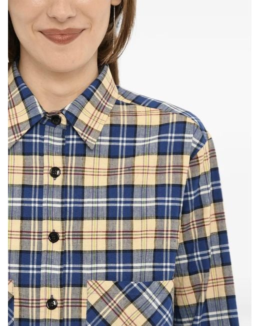 Woolrich Blue Plaid Shirt