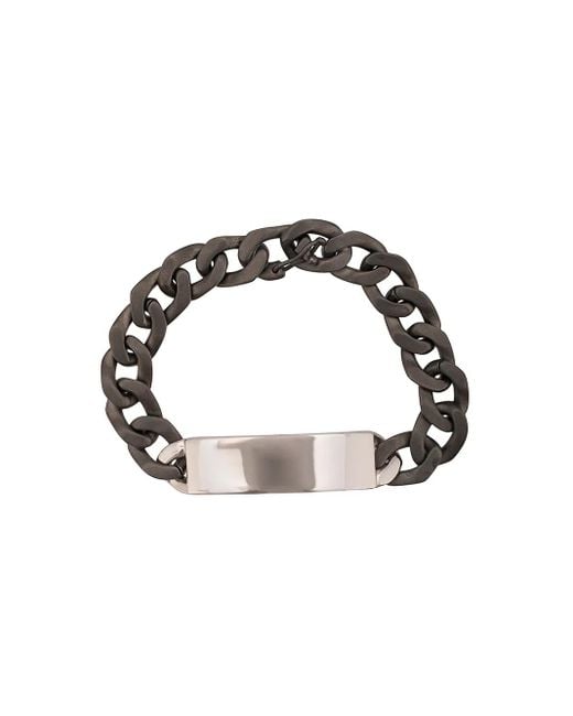 Bracciale A Catena di Maison Margiela in Black da Uomo