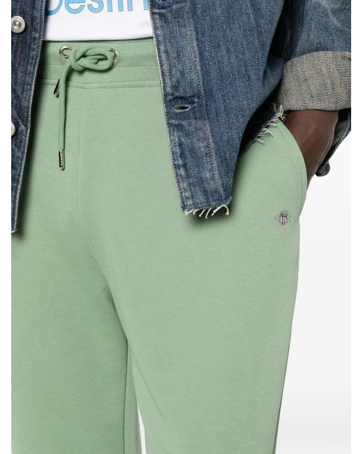 Gant Green Drawstring Track Pants for men
