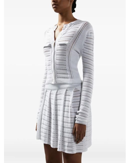 Gcds White Tennis Cardigan